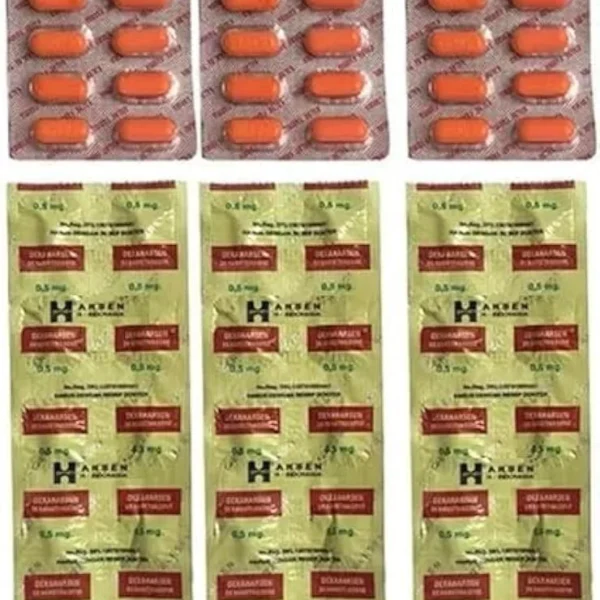 Indonesian pills for weight gain and appetite stimulation, with a stabilizer, (6) strips