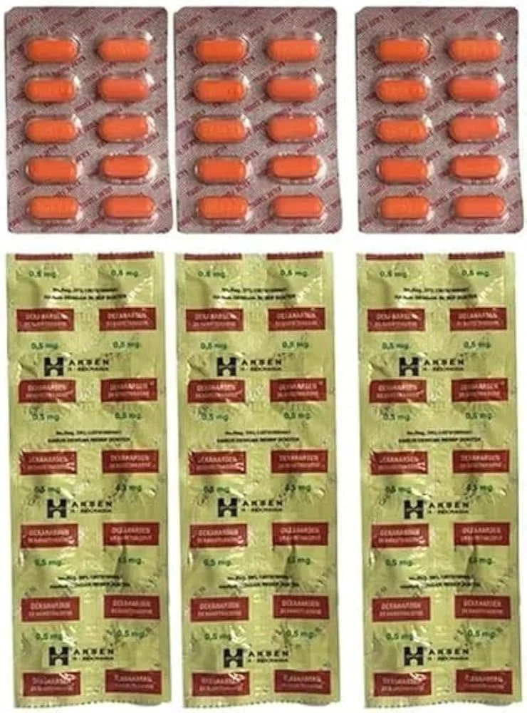 Indonesian pills for weight gain and appetite stimulation, with a stabilizer, (6) strips