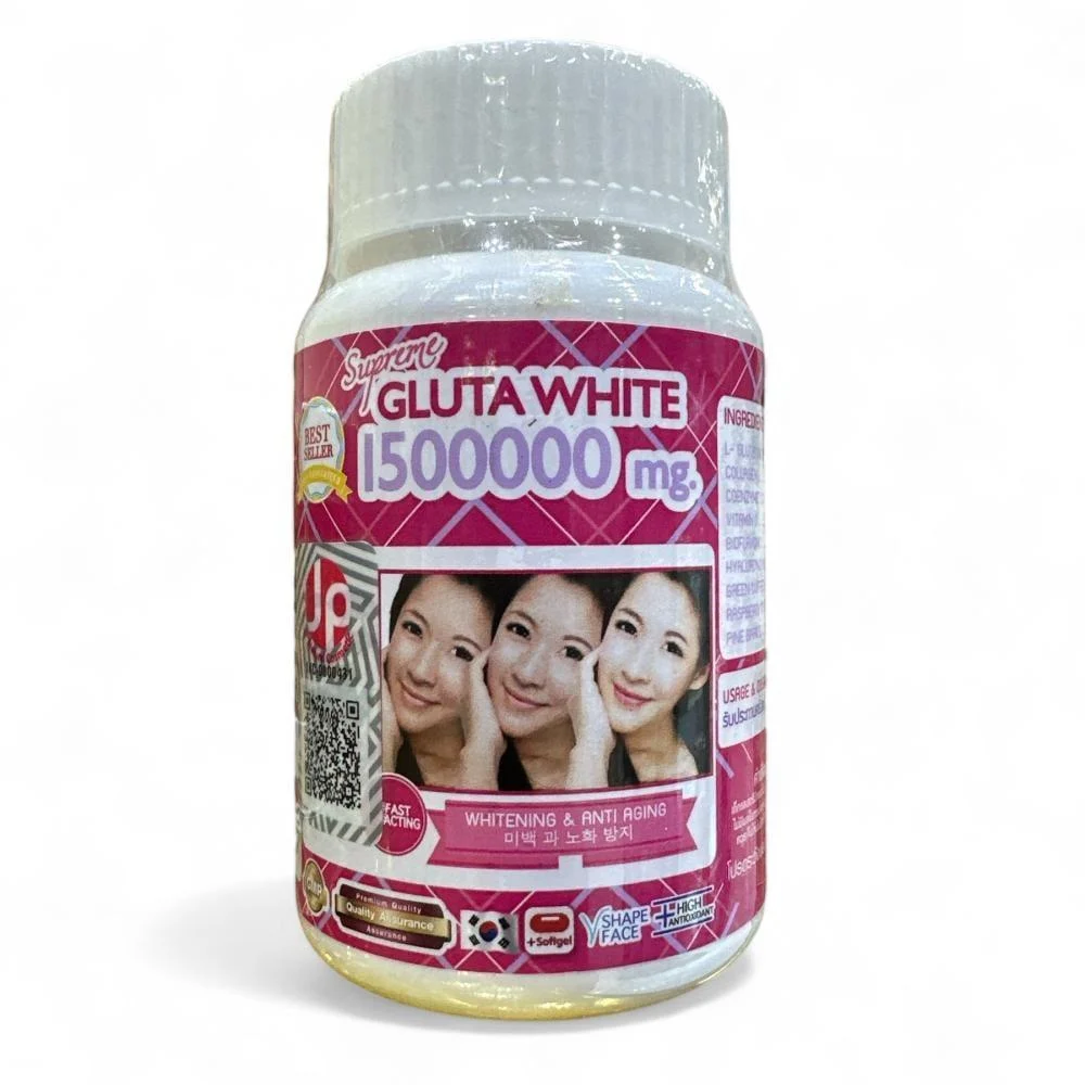 The most powerful skin-clearing and whitening pills (Gluta White)